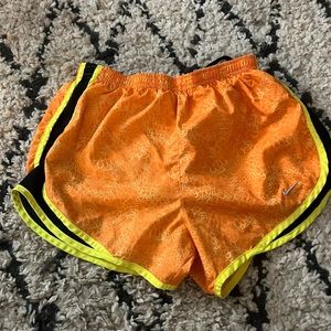 Nike Dri Fit Orange Running Shorts
